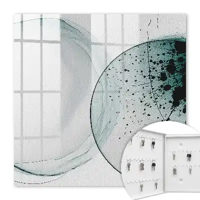Tableau abstrait aux transitions tonales élégantes