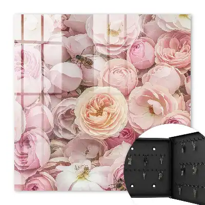 Bouquet de roses couleur rose délicat