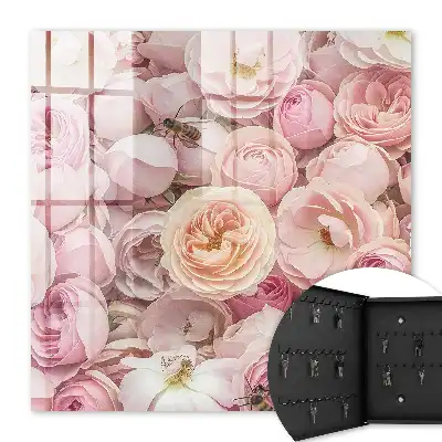 Bouquet de roses couleur rose délicat