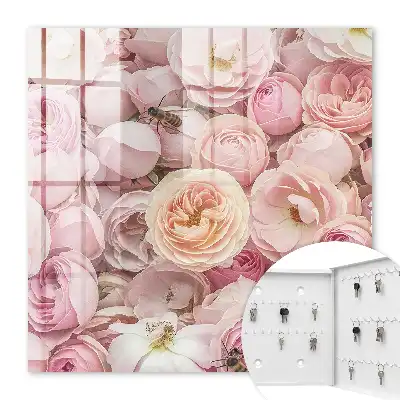 Bouquet de roses couleur rose délicat
