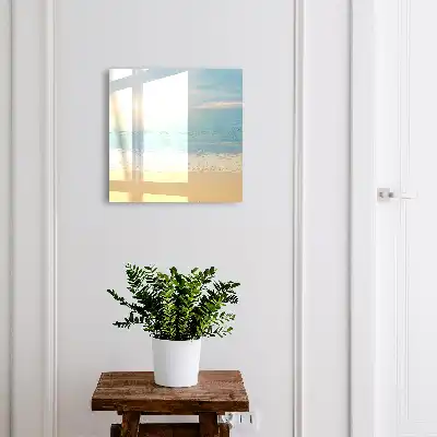 Paysage matinal au bord de la mer