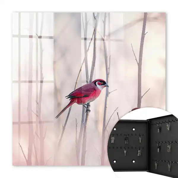 Deux oiseaux aux couleurs délicates