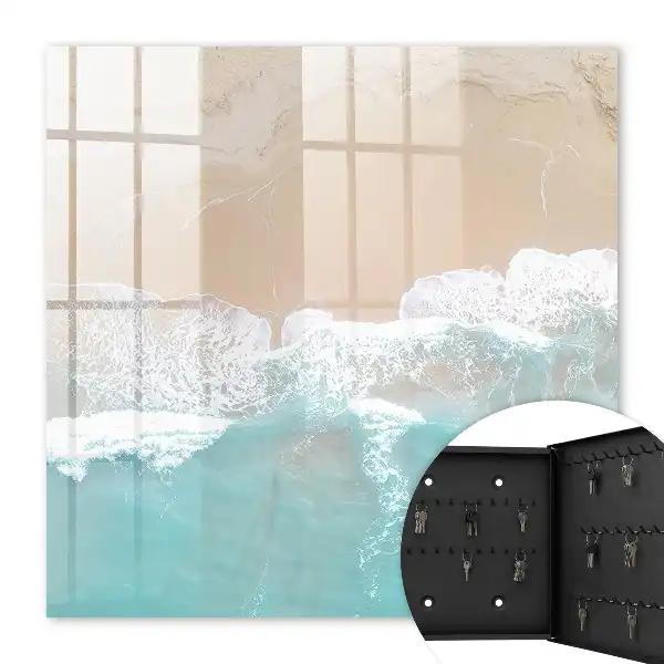 Détente sur la plage avec sable beige
