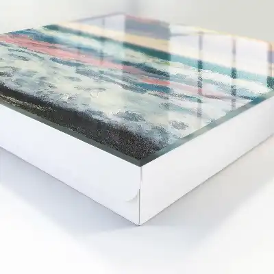 Paysage marin aux tons pastel