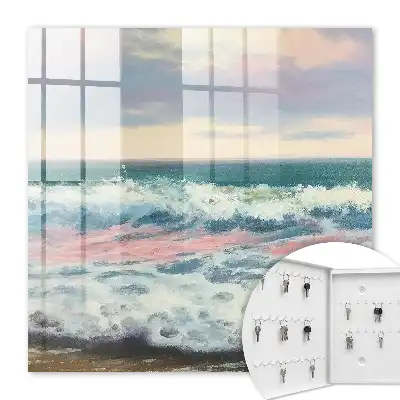 Paysage marin aux tons pastel