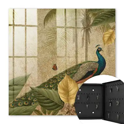 Paysage exotique de plantes à feuillage