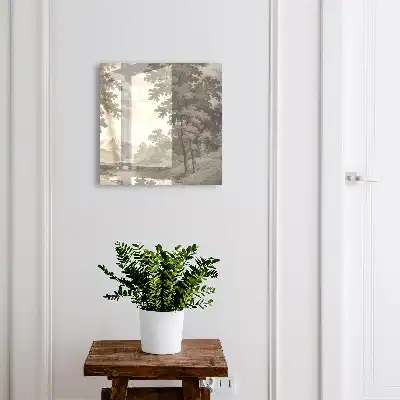Un paysage paisible et verdoyant