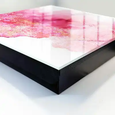 Tableau paysage floral à l'atmosphère légère