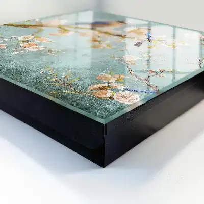 Scène printanière parmi les fleurs
