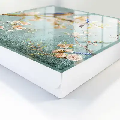 Scène printanière parmi les fleurs