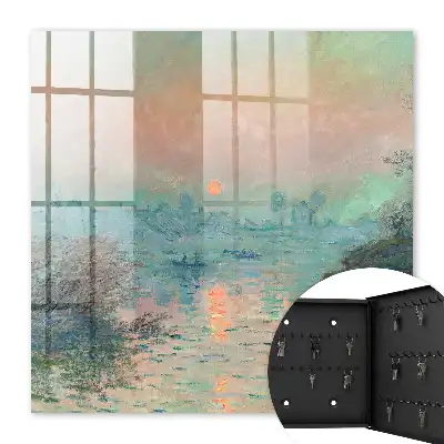 Paysage romantique aux couleurs pastel