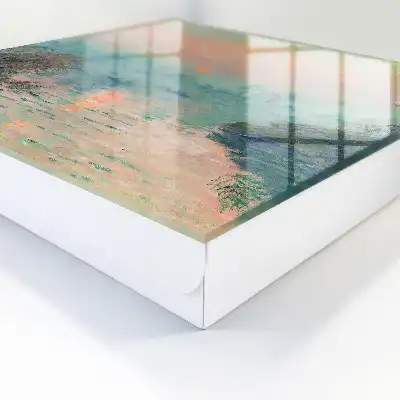 Paysage romantique aux couleurs pastel