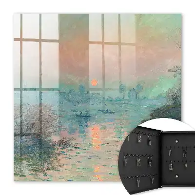Paysage romantique aux couleurs pastel