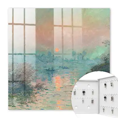 Paysage romantique aux couleurs pastel