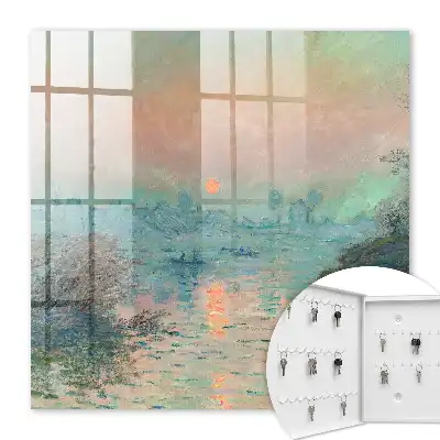 Paysage romantique aux couleurs pastel
