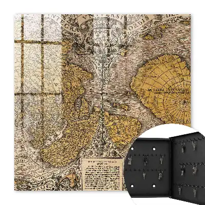 Carte ancienne détaillée des ornements
