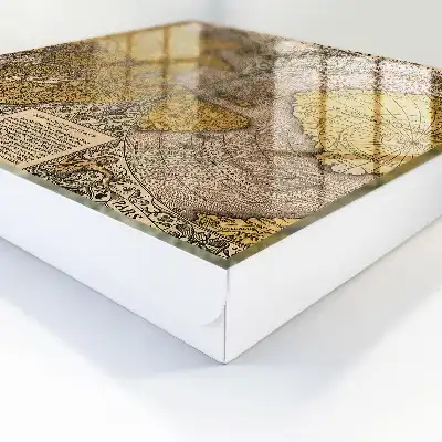 Carte ancienne détaillée des ornements