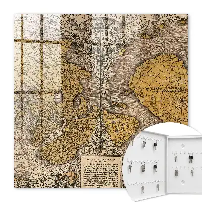 Carte ancienne détaillée des ornements