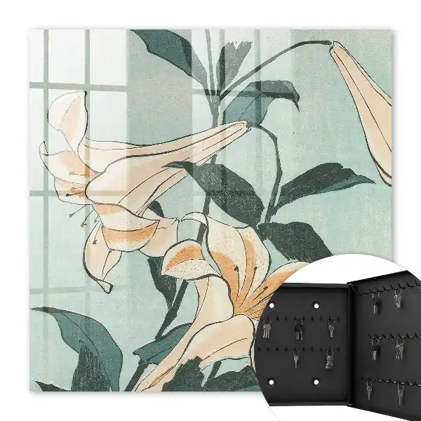 Lys subtils d'estampe japonaise