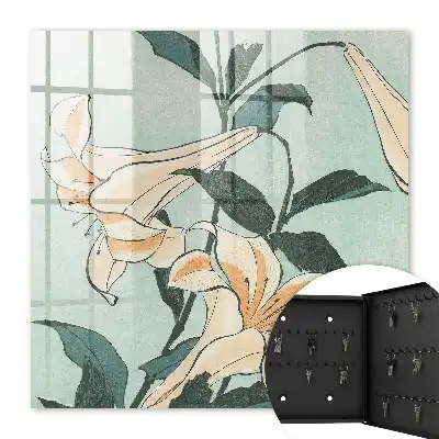Lys subtils d'estampe japonaise