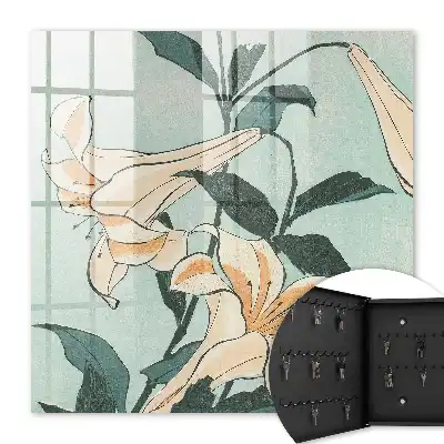 Lys subtils d'estampe japonaise