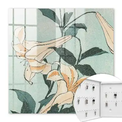 Lys subtils d'estampe japonaise