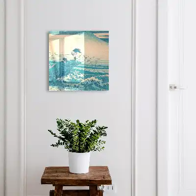 L'art du pêcheur et des vagues