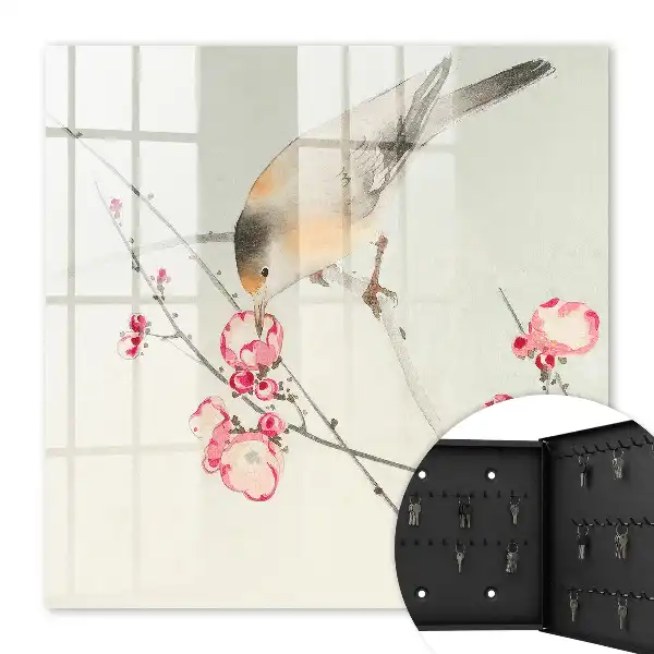Style subtil des fleurs d'oiseaux