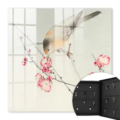 Style subtil des fleurs d'oiseaux