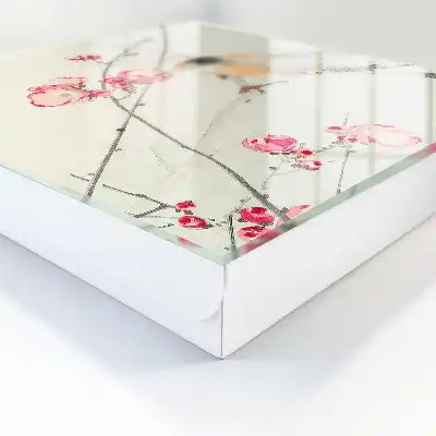 Style subtil des fleurs d'oiseaux