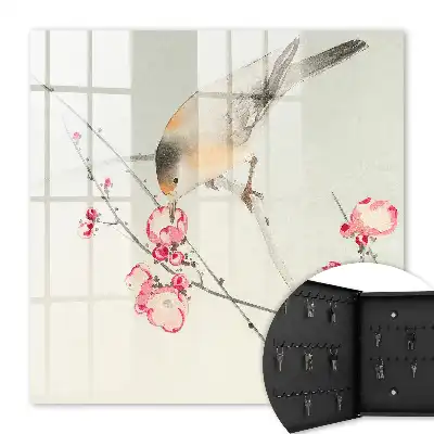 Style subtil des fleurs d'oiseaux