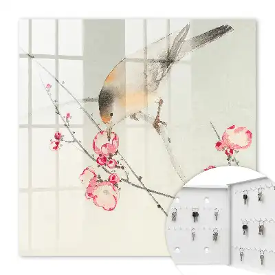 Style subtil des fleurs d'oiseaux