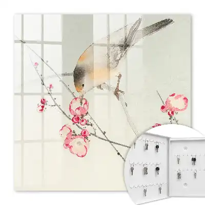 Style subtil des fleurs d'oiseaux
