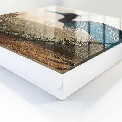 Tableau décoratif oiseau exotique dans la végétation