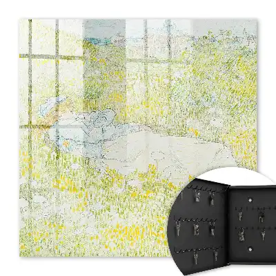 Un repos idyllique parmi les fleurs