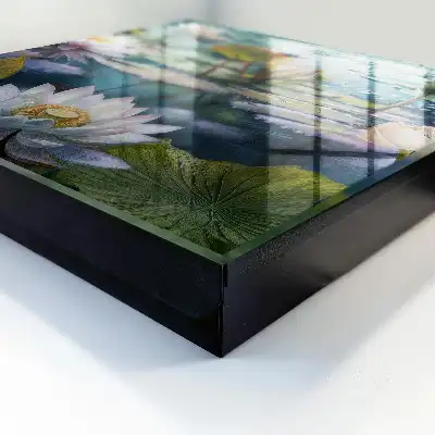 Fleurs d'eau avec des lys