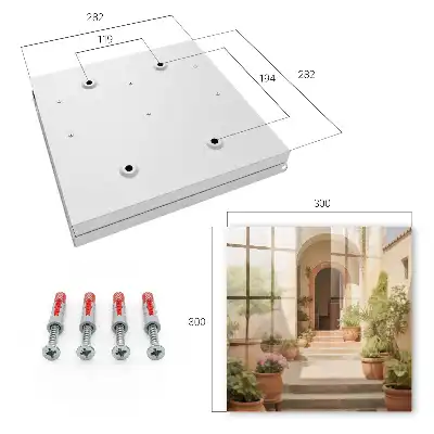 Porte d'entrée de jardin au style rustique
