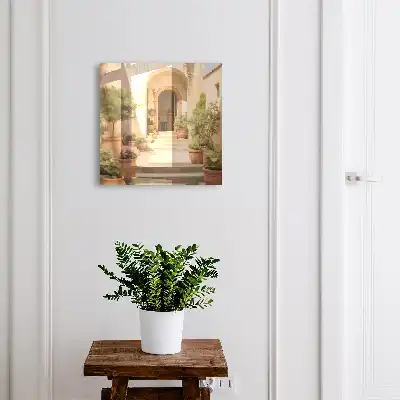 Porte d'entrée de jardin au style rustique