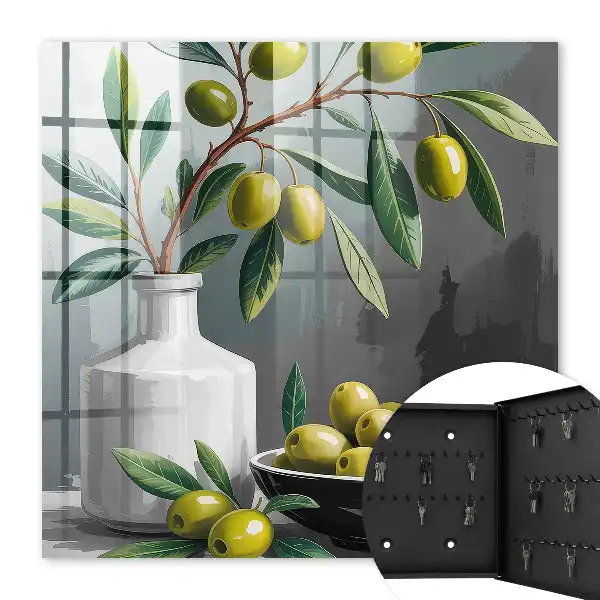 Place pour vase à olives vertes