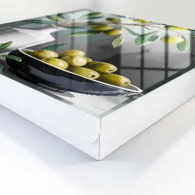 Place pour vase à olives vertes