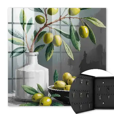 Place pour vase à olives vertes