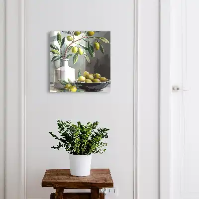 Place pour vase à olives vertes