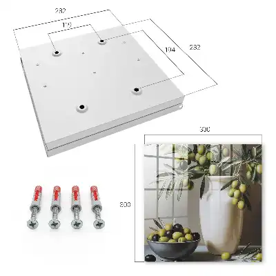 Produit bicolore olive et blanc