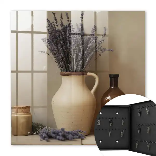 Vase crème lavande