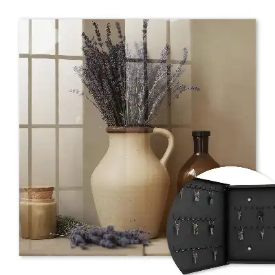 Vase crème lavande
