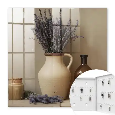 Vase crème lavande