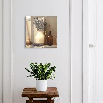 Vase crème lavande