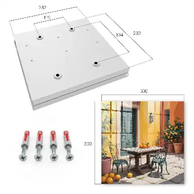 Cour terrasse ensoleillée avec des orangers