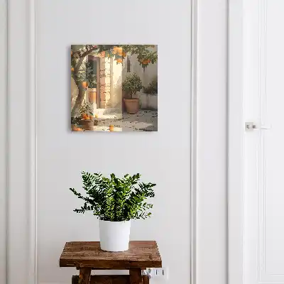 Orangerie dans un vieux bâtiment