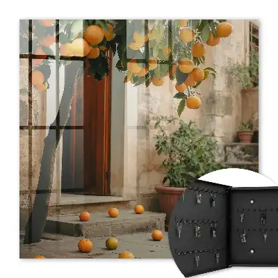 Un patio chaleureux et verdoyant